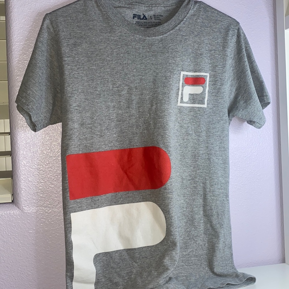 Grey FILA shirt